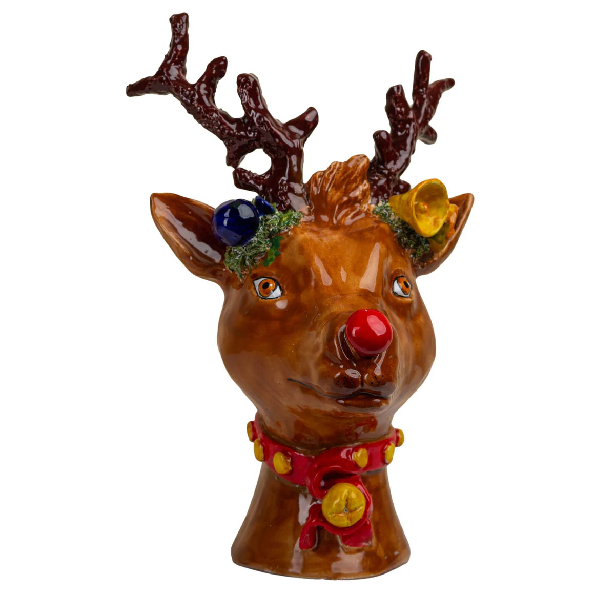 Abigails Rudolph Ceramic Head