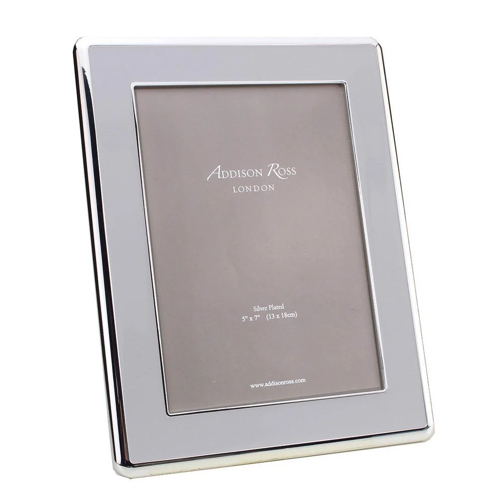 Addison Ross Chiffon & Silver Curved Frame, 5*7