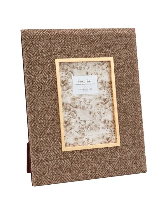 Addison Ross + India Hicks Gleniff Cave Fabric Frame, 5x7