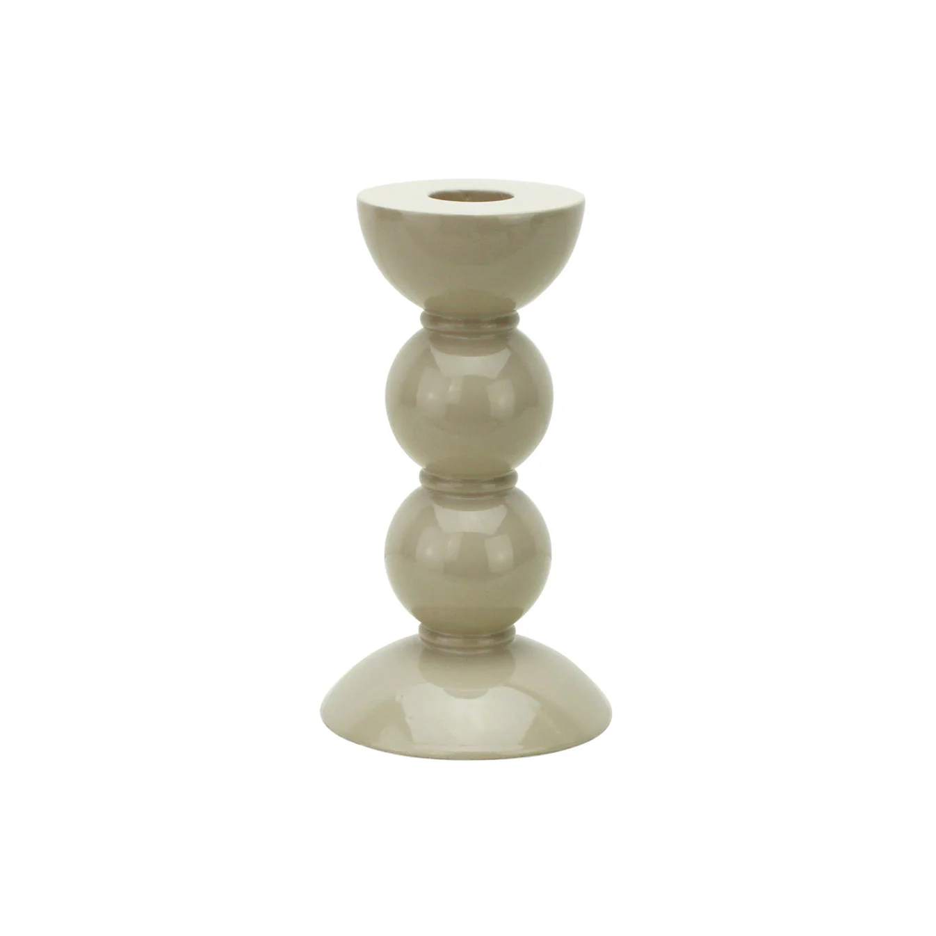 Addison Ross Medium Cappuccino Bobbin Candlestick
