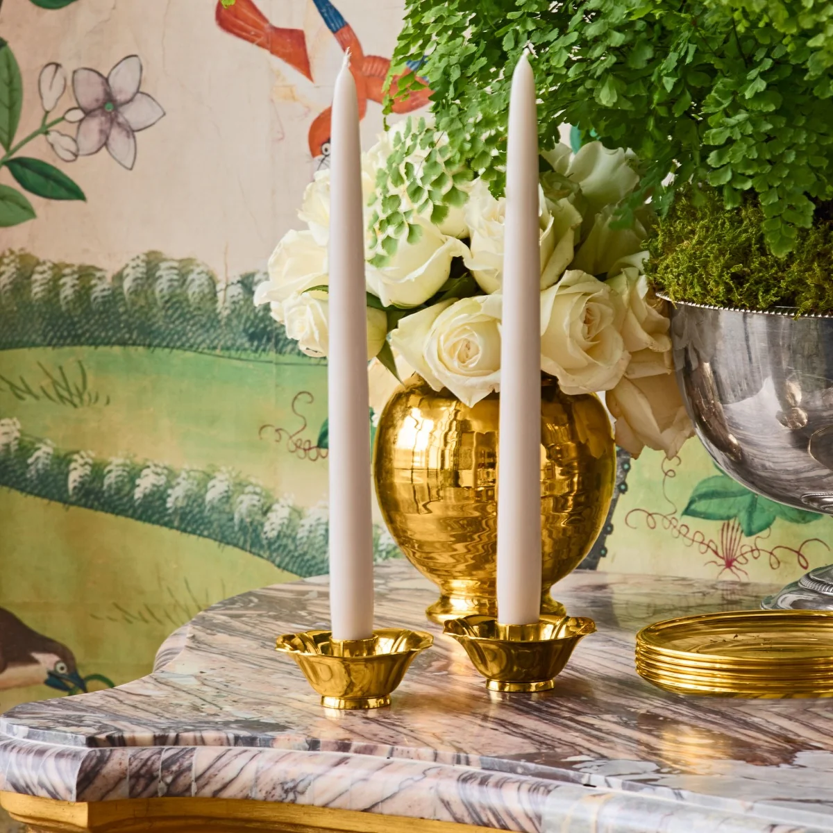Aerin Olivia Taper Candleholders, Set of 2 - Image 3