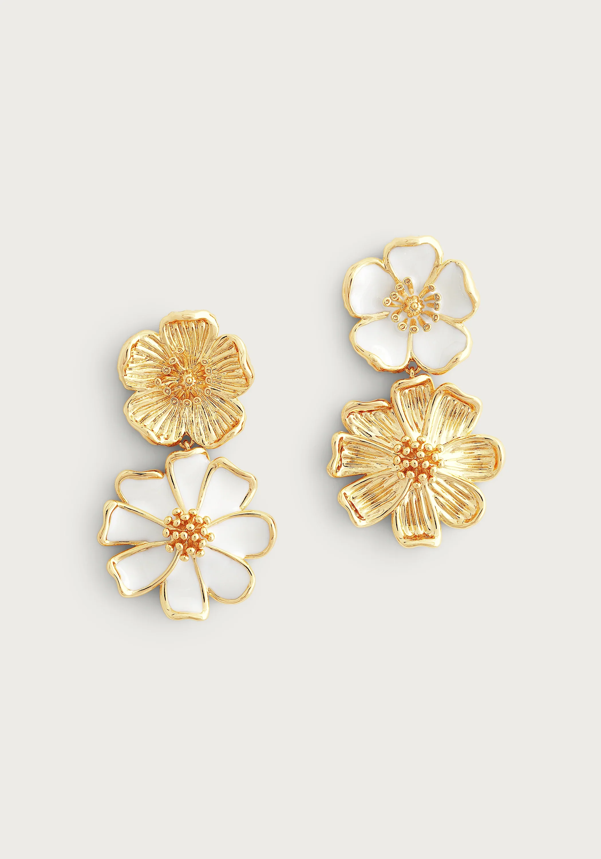 Anabel Aram Wildflowers Mixed Drop Earrings - Image 2