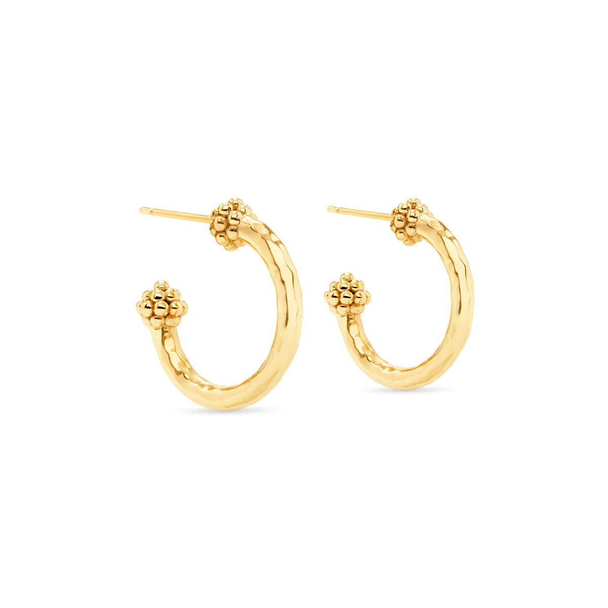 Capucine De Wulf Berry Slice Small Gold Hoop Earrings
