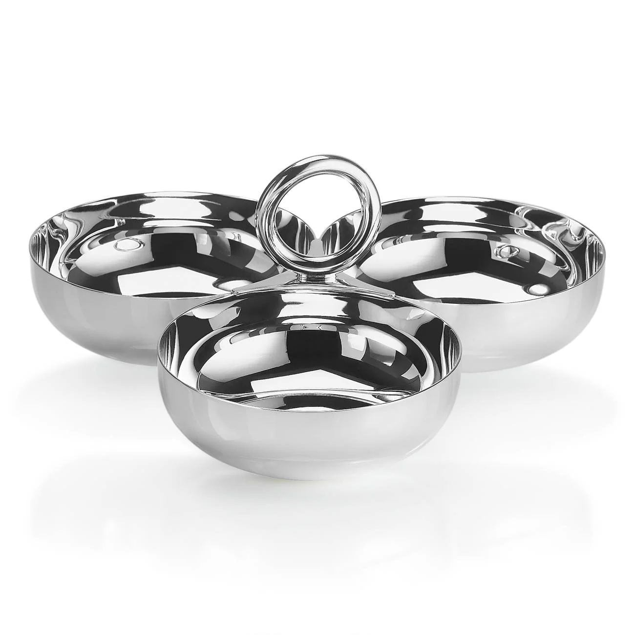 Christofle Vertigo Silver Plate Medium 3-Section Server