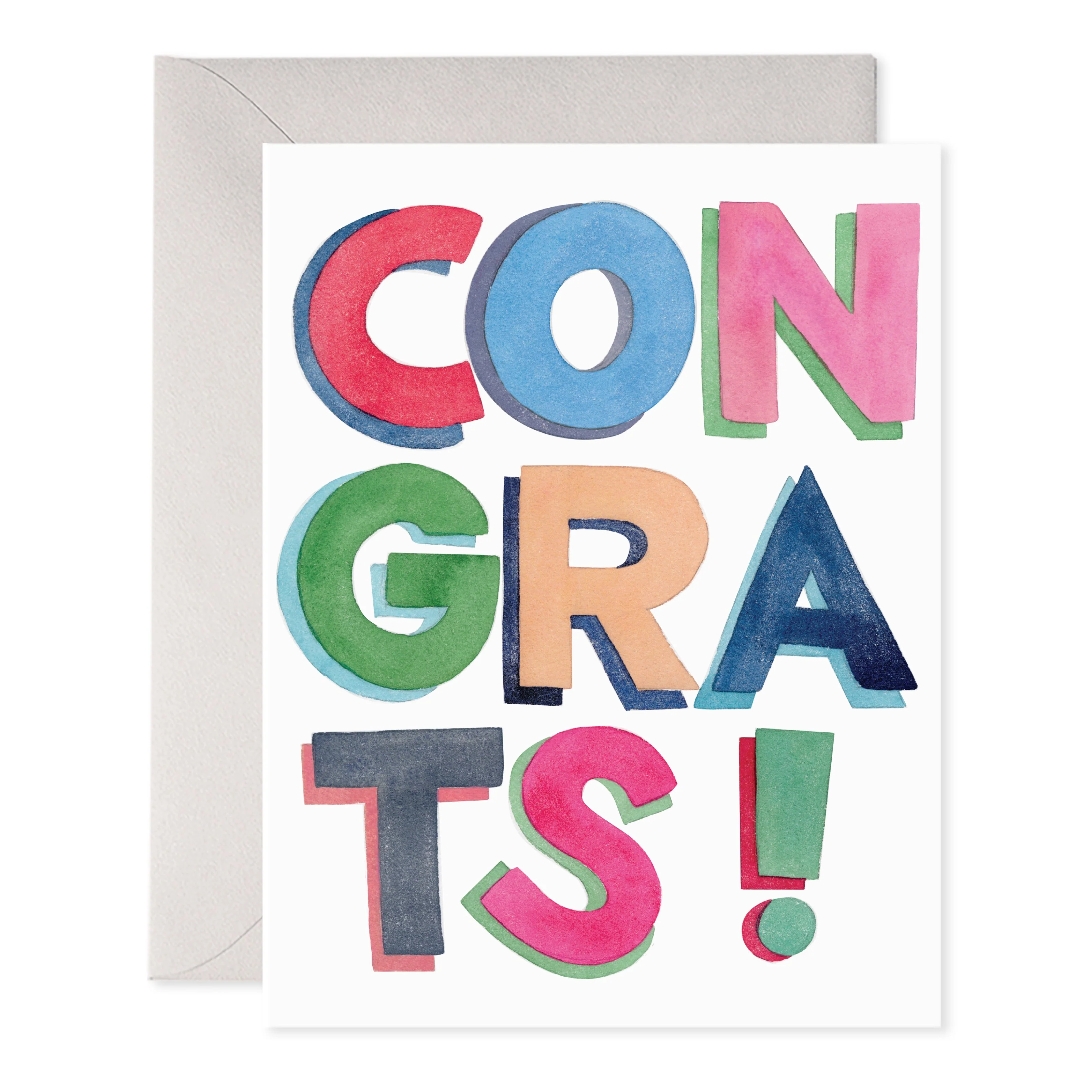 E. Frances Colorful Congrats Card