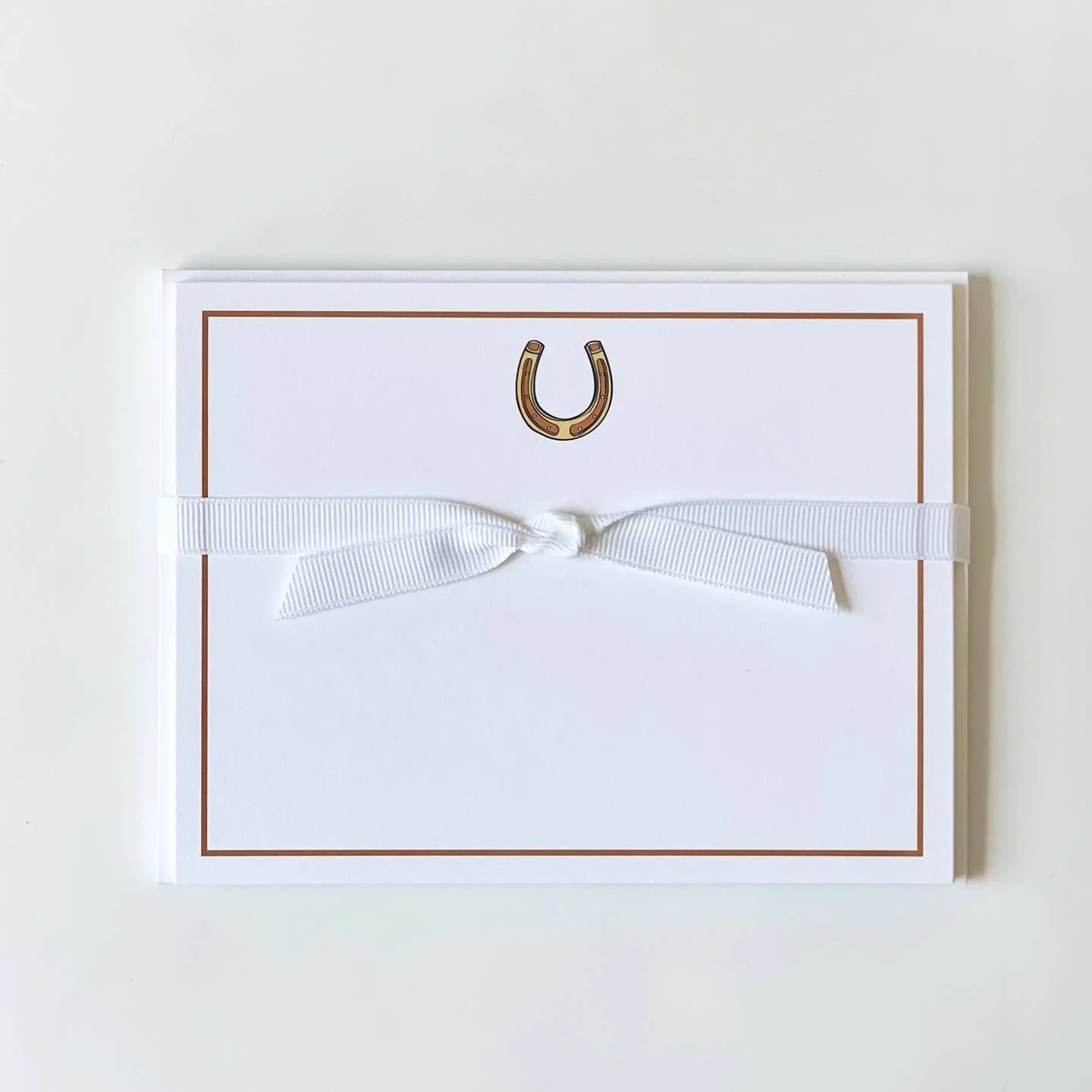Georgetown Paperie Horseshoe Flat Notecards