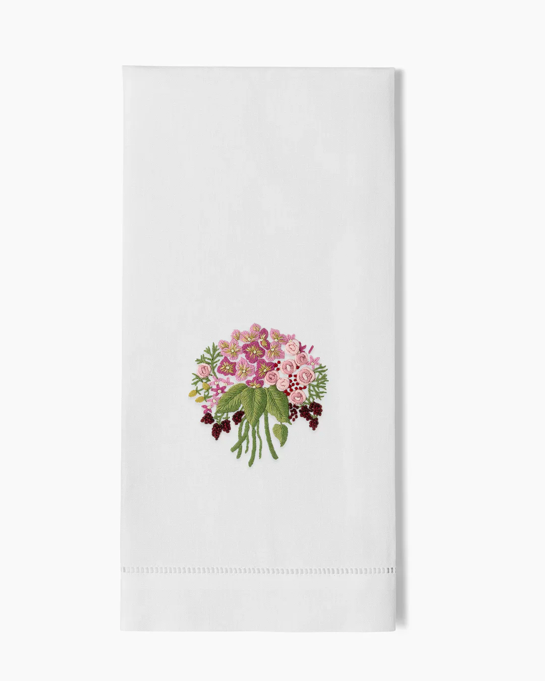 Henry Handwork Bouquet Pink Towel