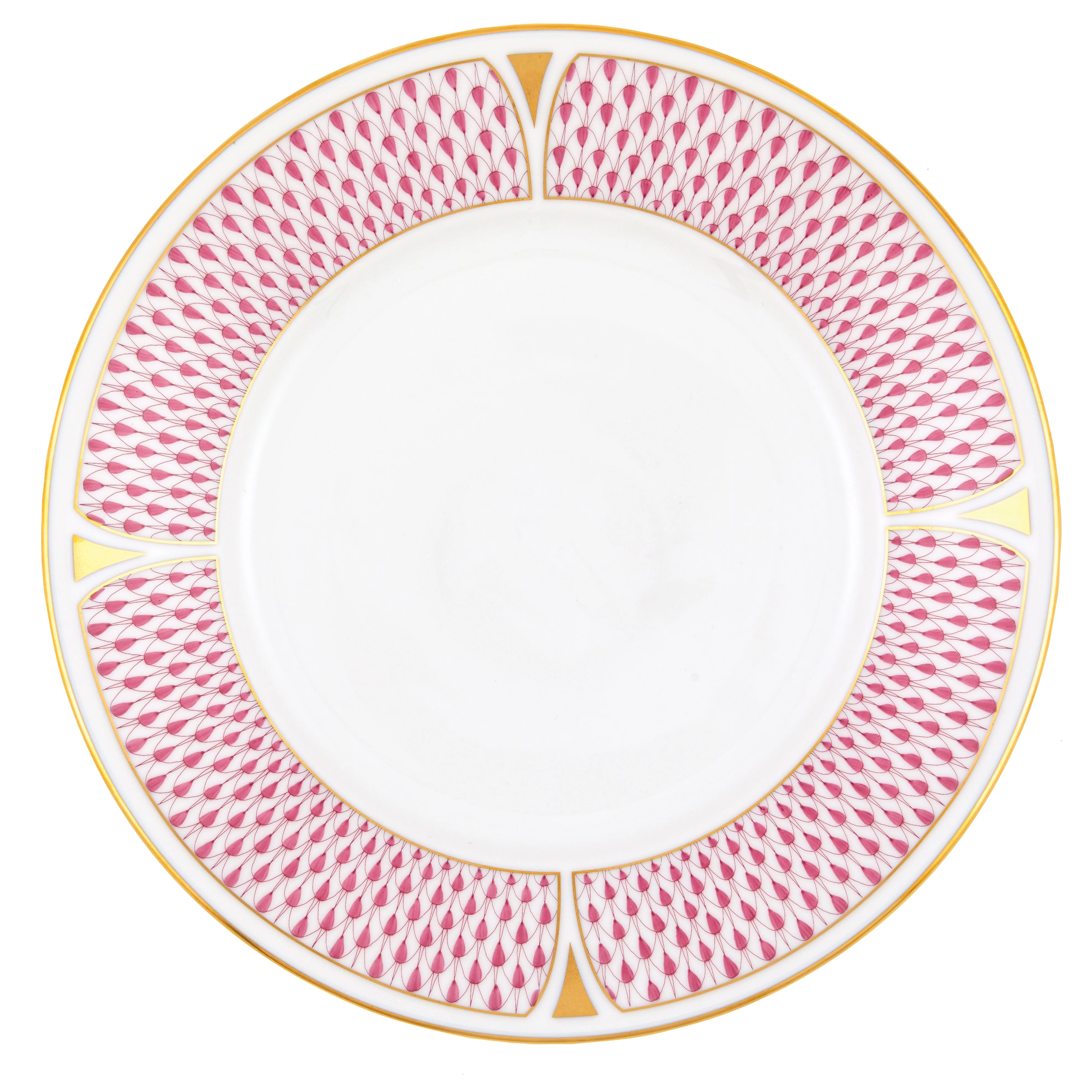 Herend Art Deco Raspberry Dessert Plate