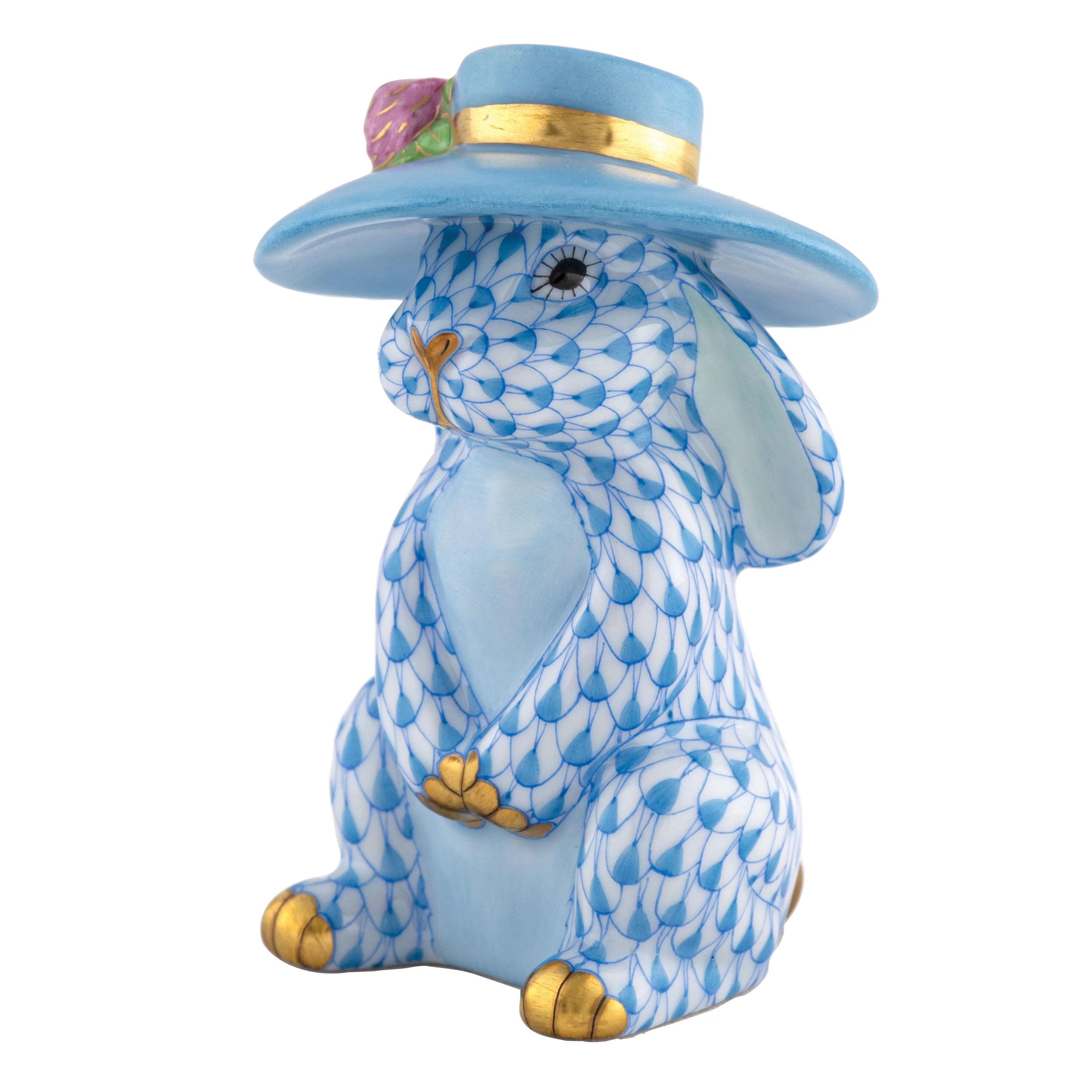 Herend Derby Bunny, Blue