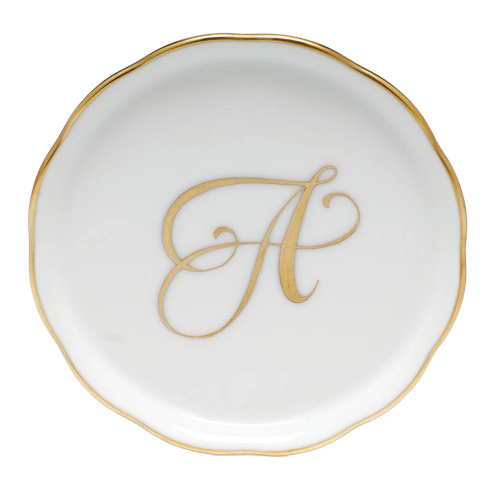 Herend Monogram Coaster