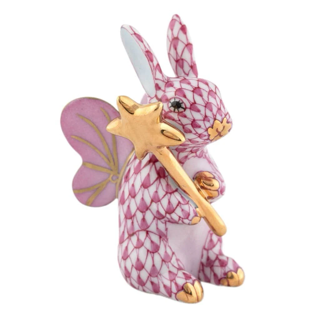 Herend Raspberry Fairy Bunny