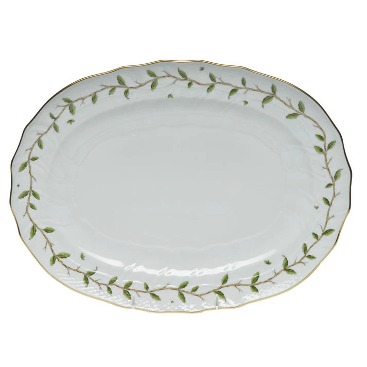 Herend Rothschild Garden Oval Plattter