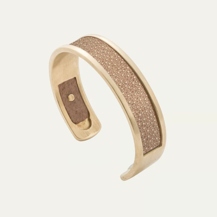Hyde 47 Signature Polished Gold Narrow Cuff - Image 15