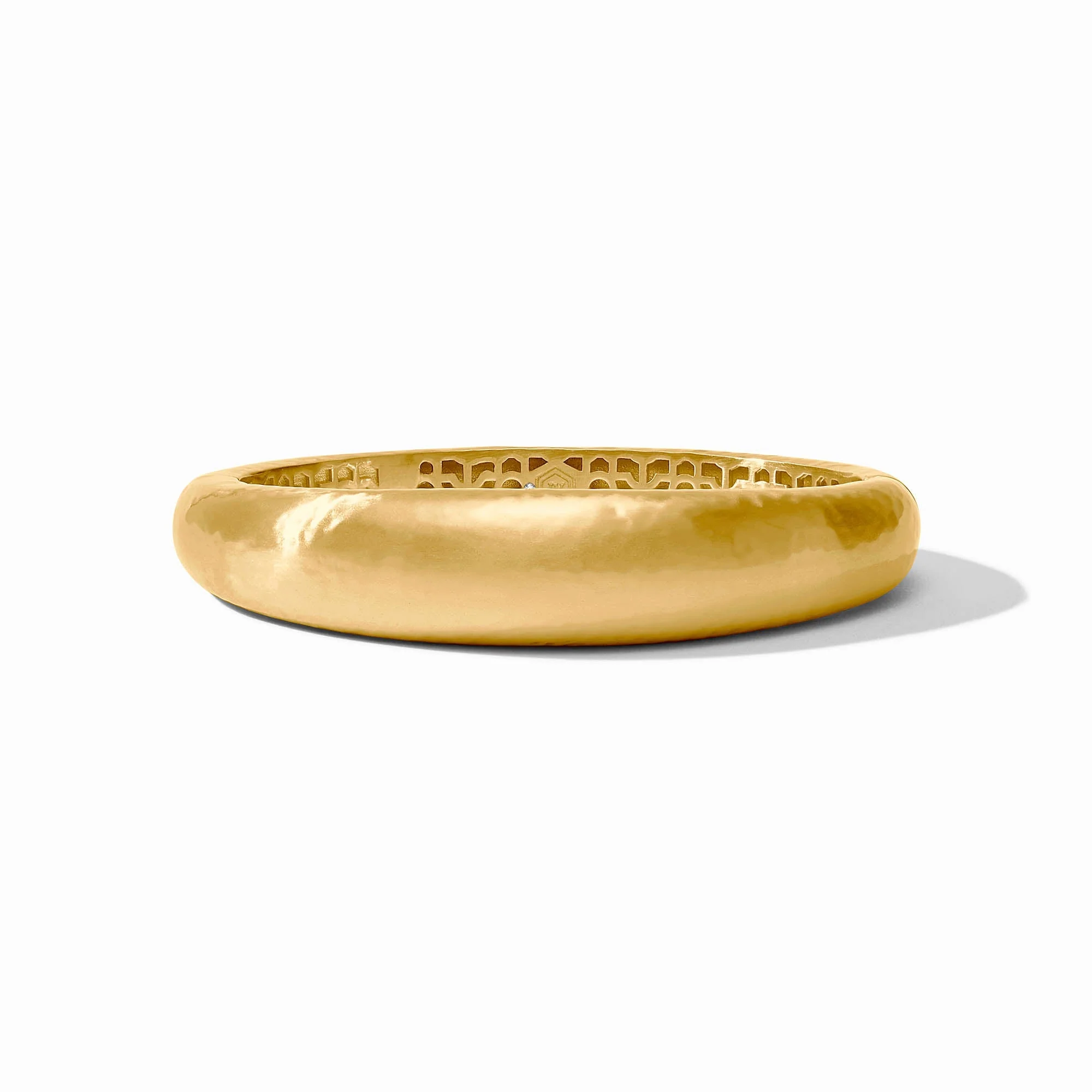 Julie Vos Gold Catalina Demi Hinge Bangle