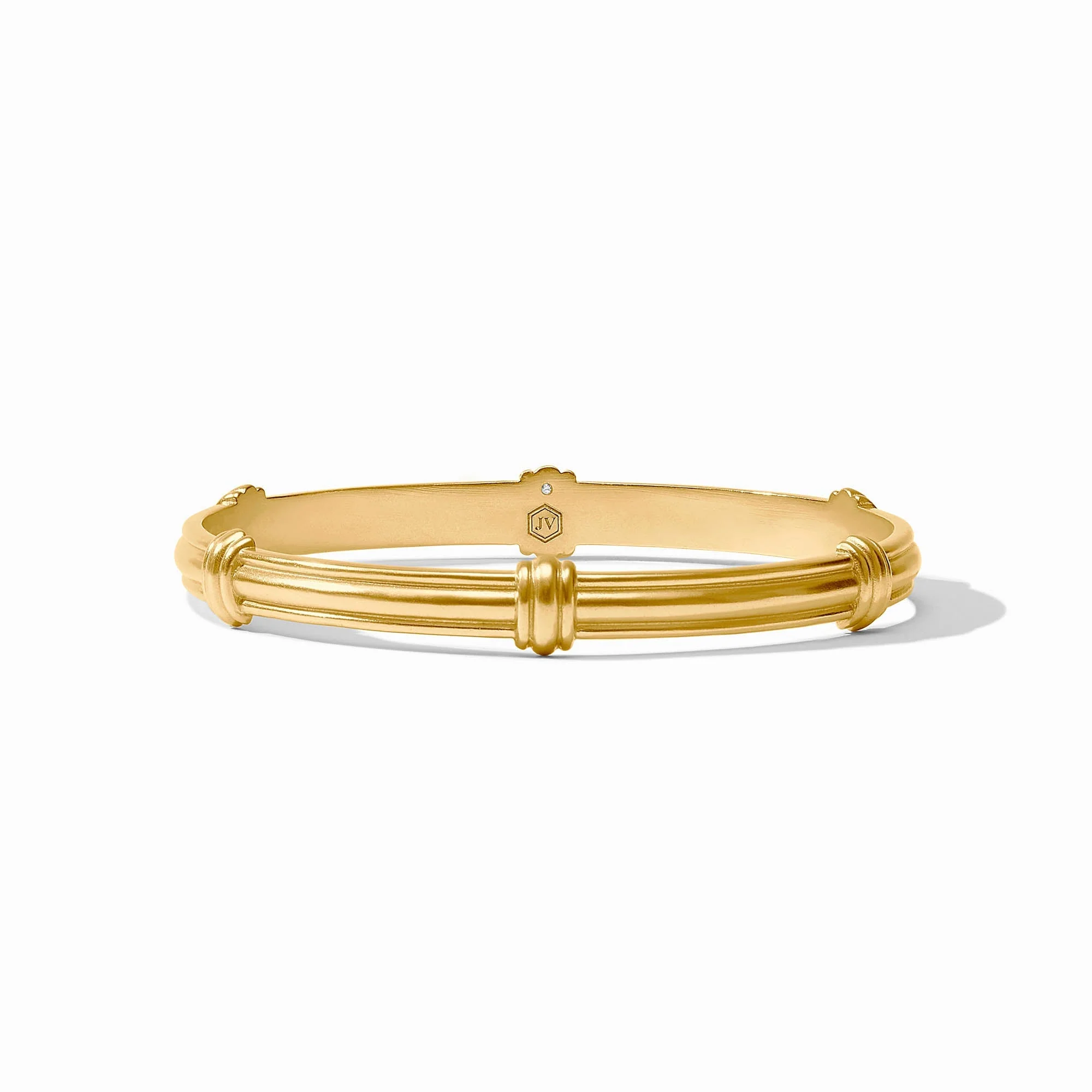 Julie Vos Gold Portofino Medium Stacking Bangle