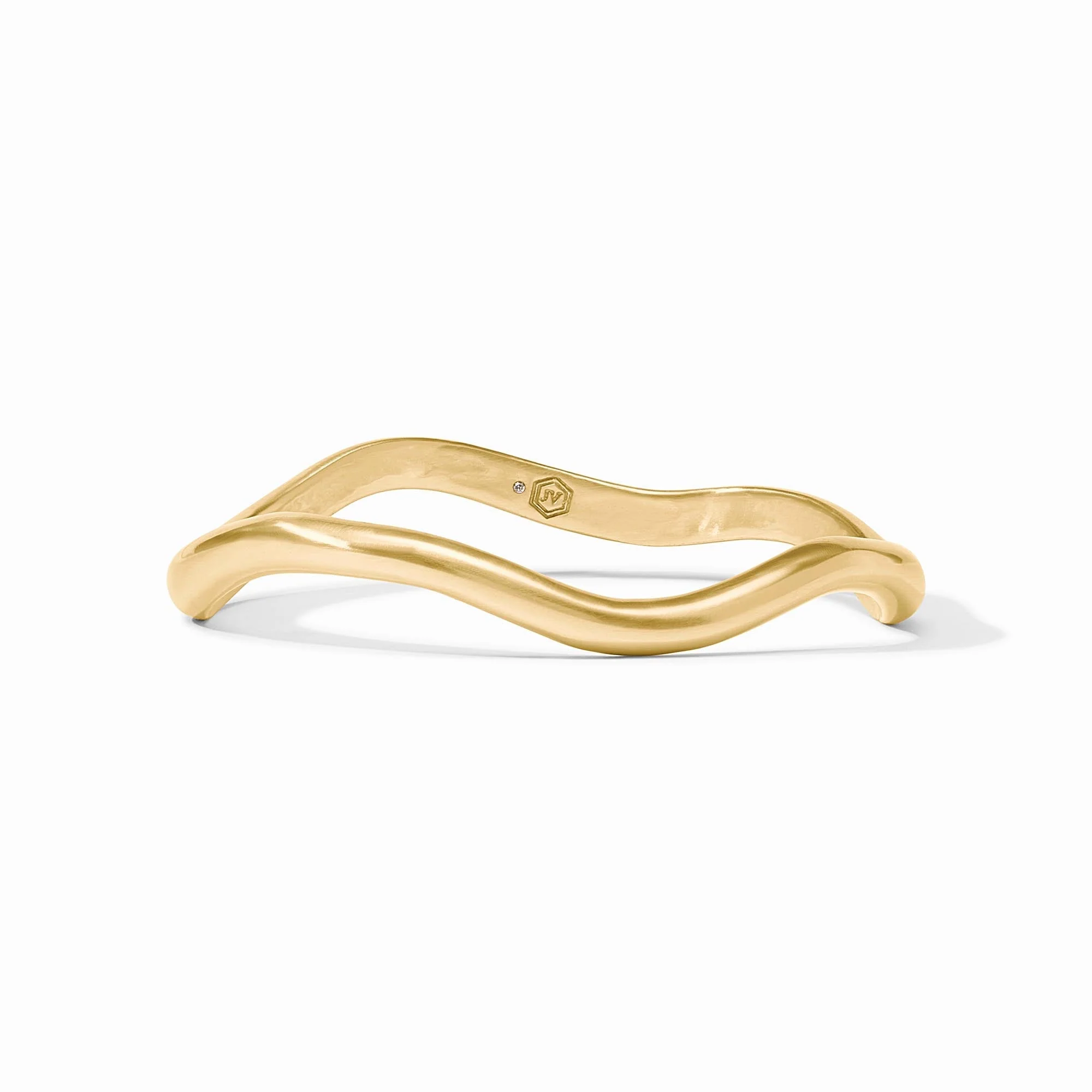 Julie Vos Gold Wave Bangle, Medium