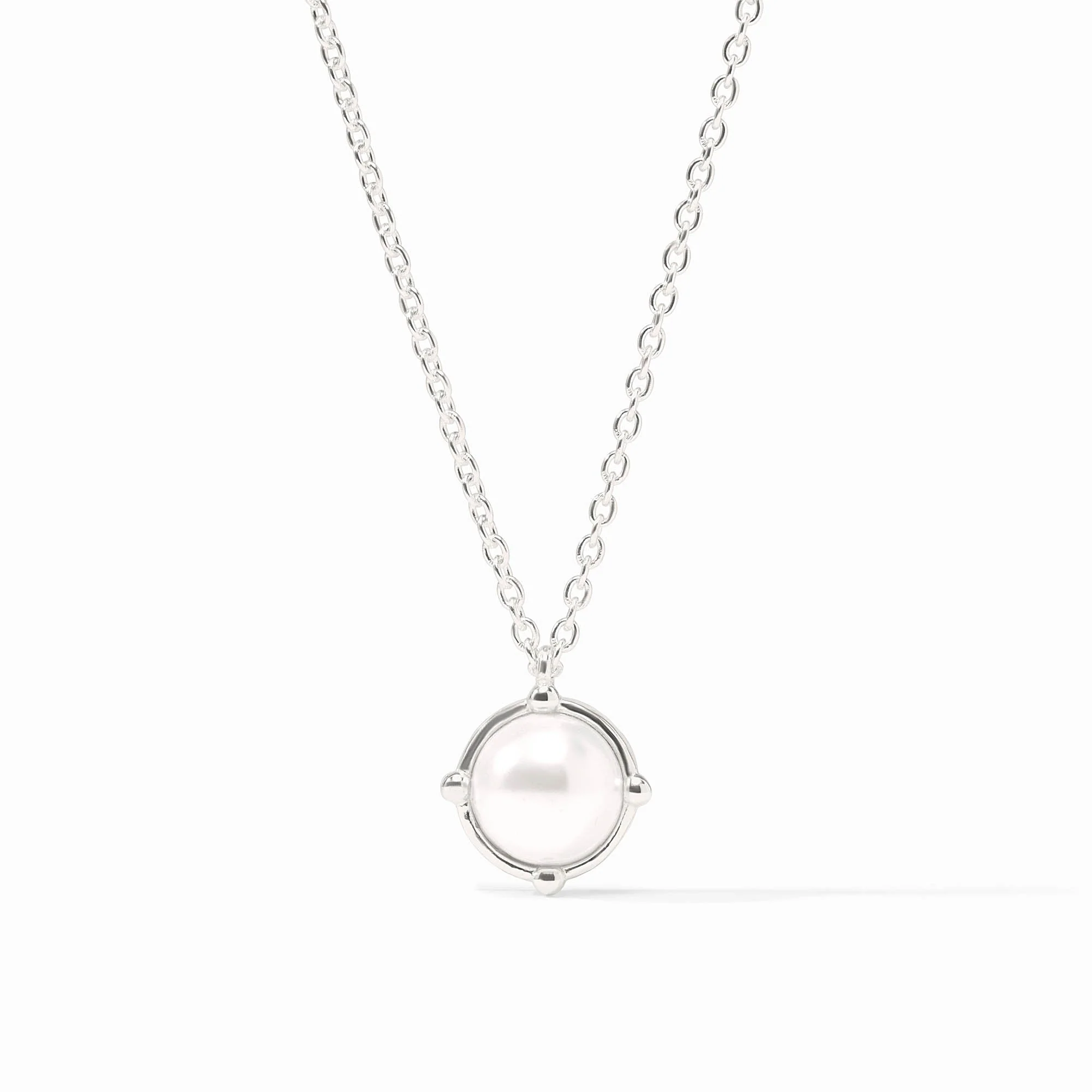 Julie Vos Silver Honeybee Solitaire Necklace - Image 3