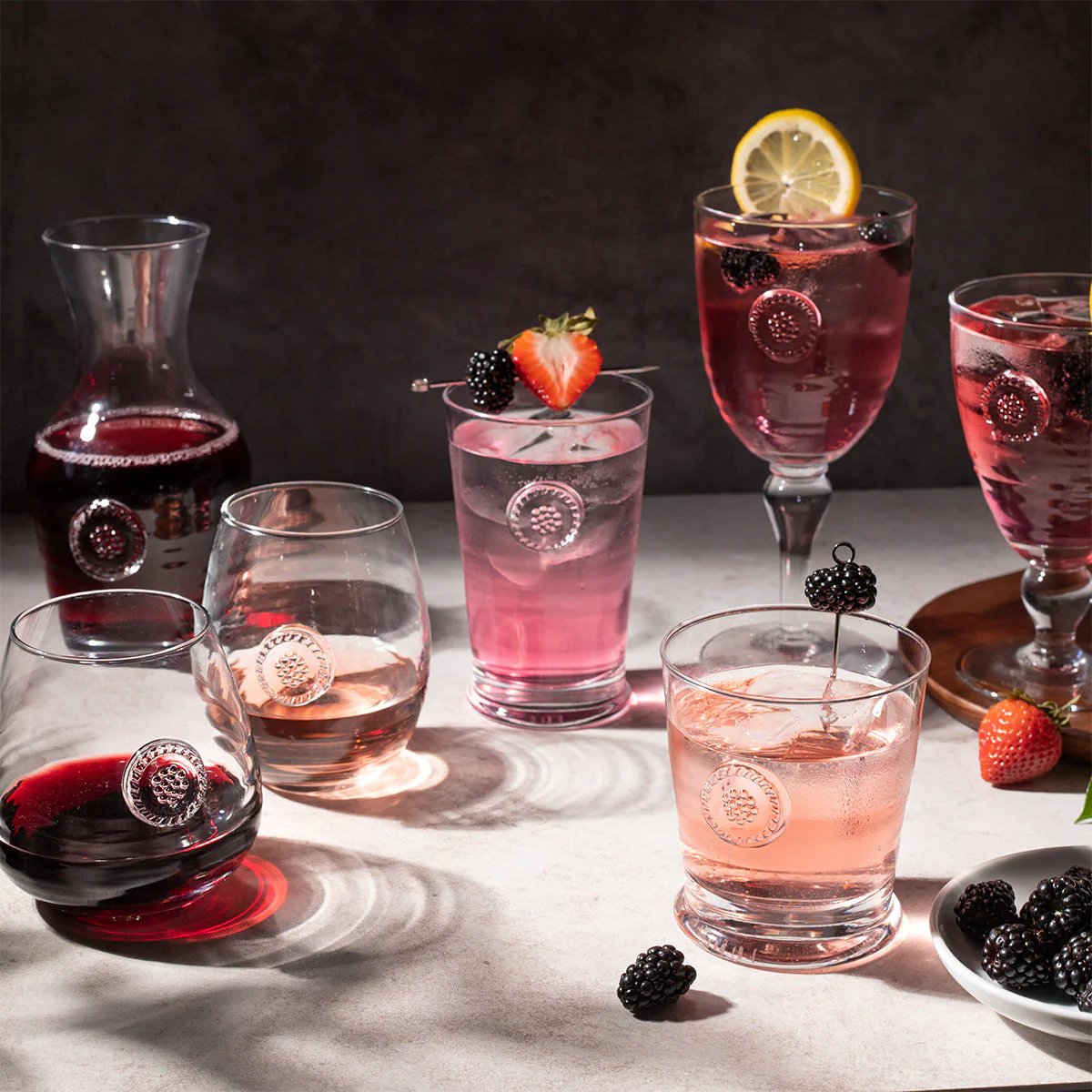 Juliska Berry & Thread Stemless Wine Glass - Image 3
