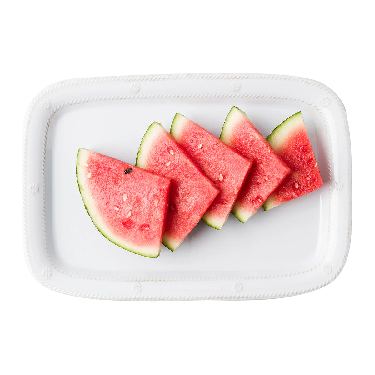 Juliska Berry & Thread Melamine 16" Tray - Whitewash - Image 2
