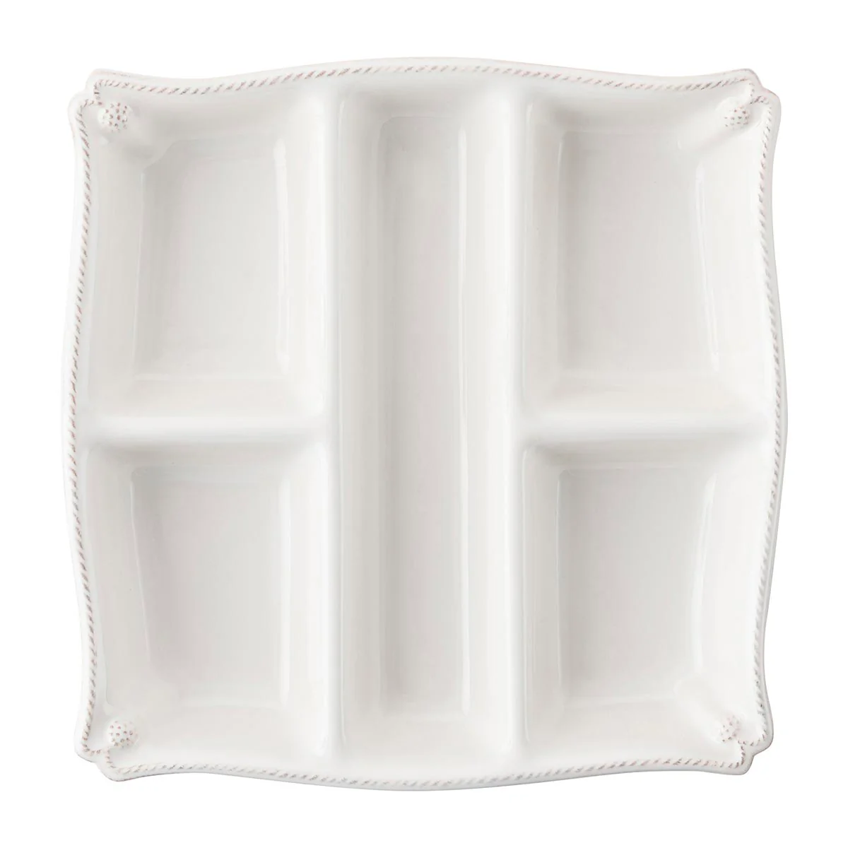 Juliska Berry & Thread Appetizer Platter - Whitewash - Image 3