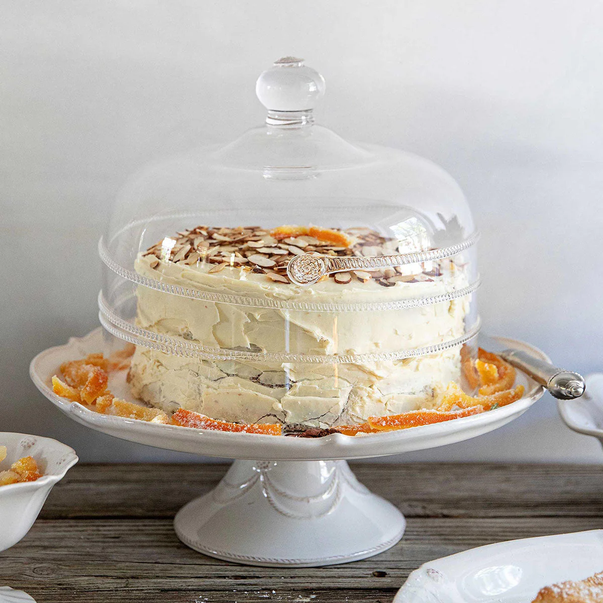 Juliska Berry & Thread Cake Stand - Whitewash - Image 6