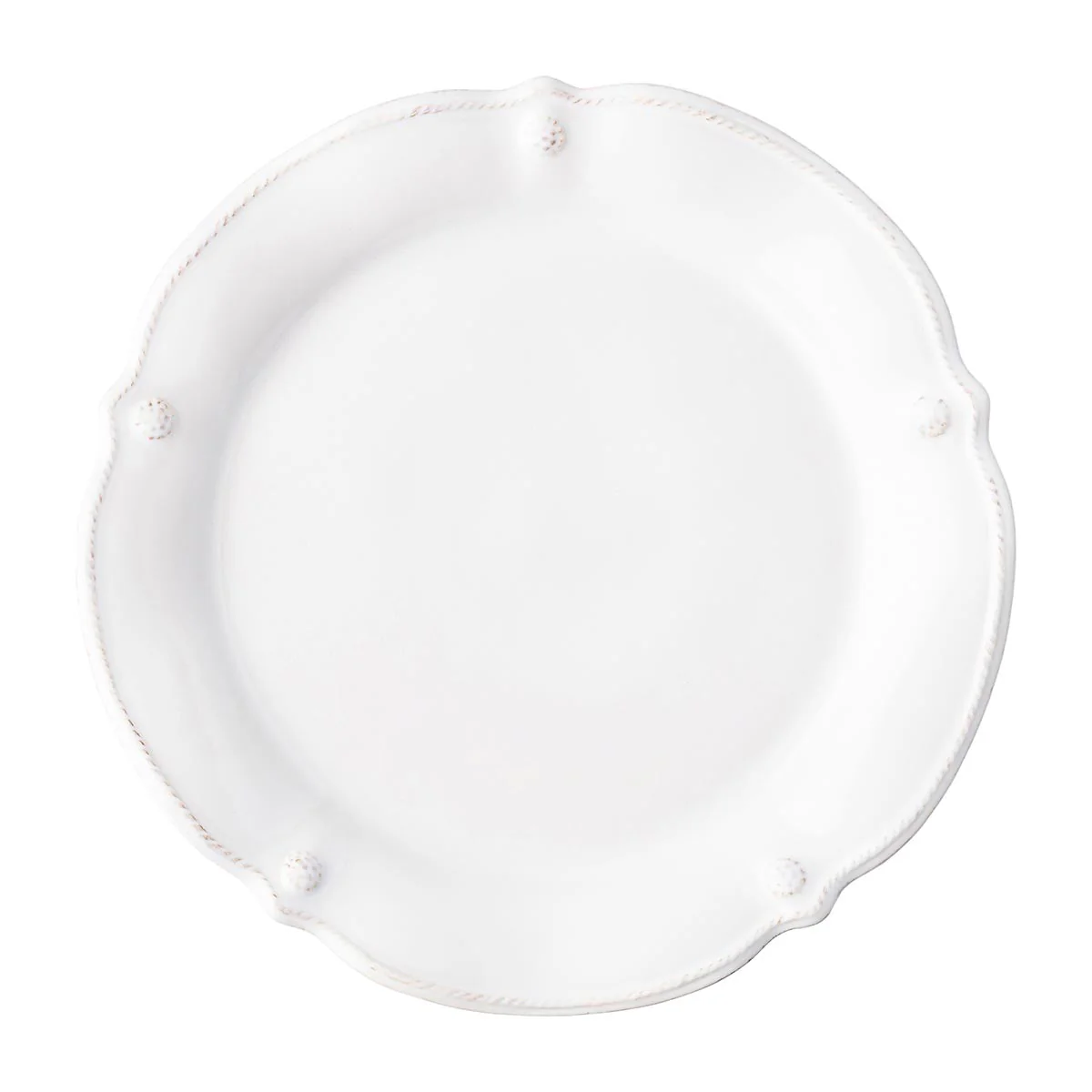 Juliska Berry & Thread Flared Dinner Plate - Whitewash