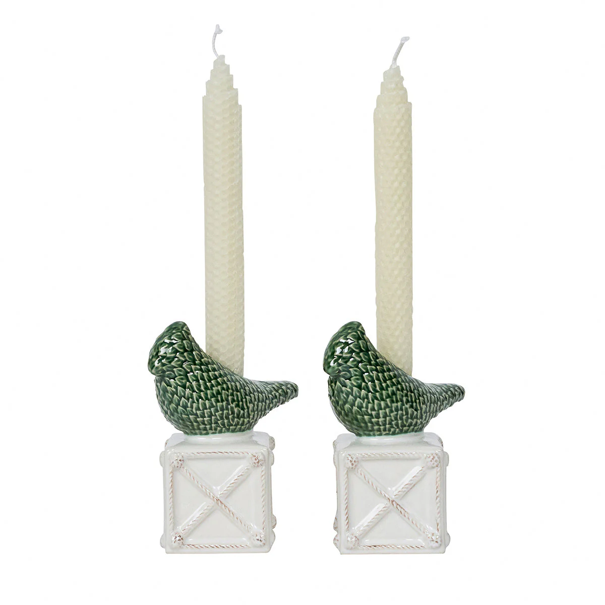 Juliska Berry & Thread Bird Topiary Candlestick Set/2 - Multi - Image 3