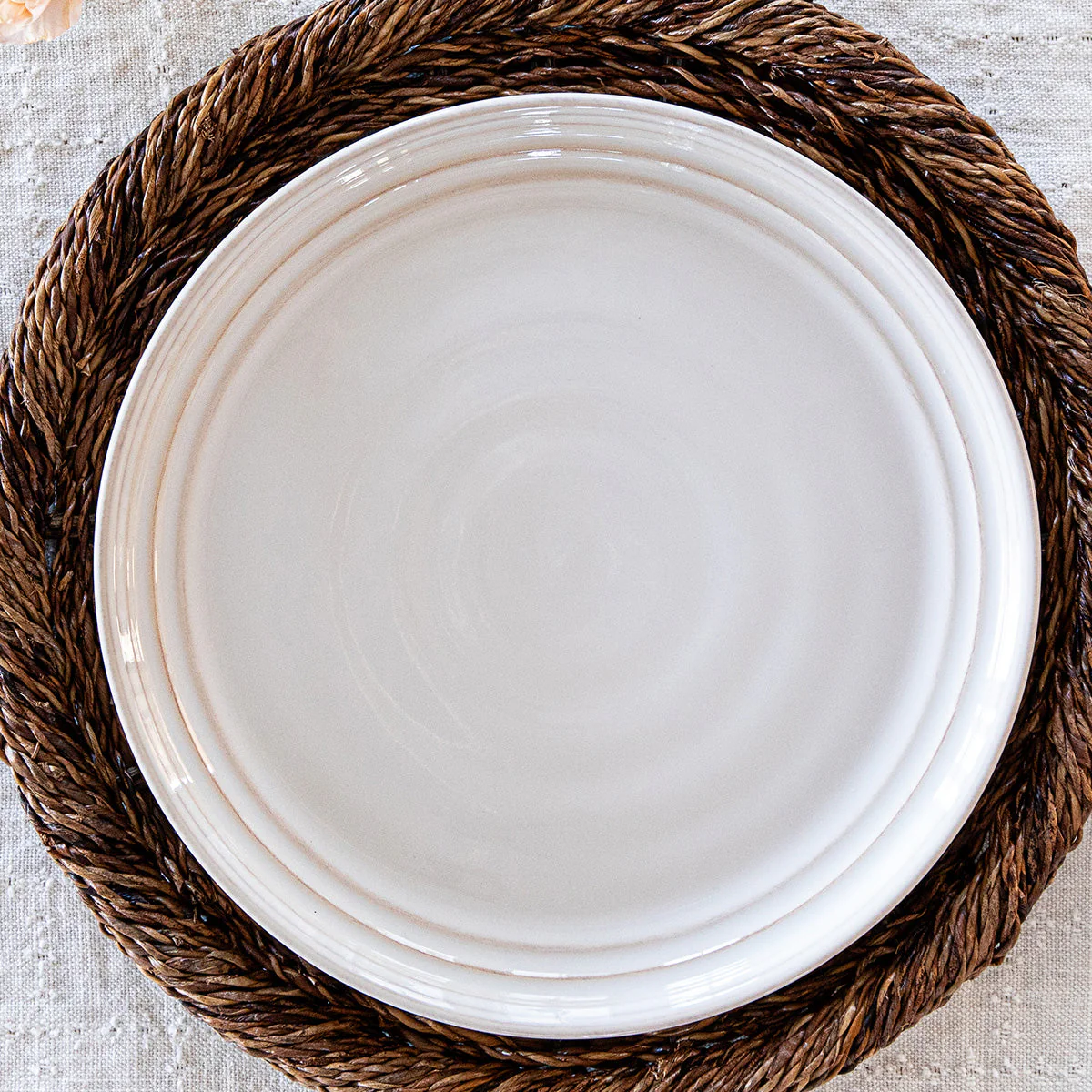 Juliska Bilbao Dinner Plate - Whitewash - Image 4