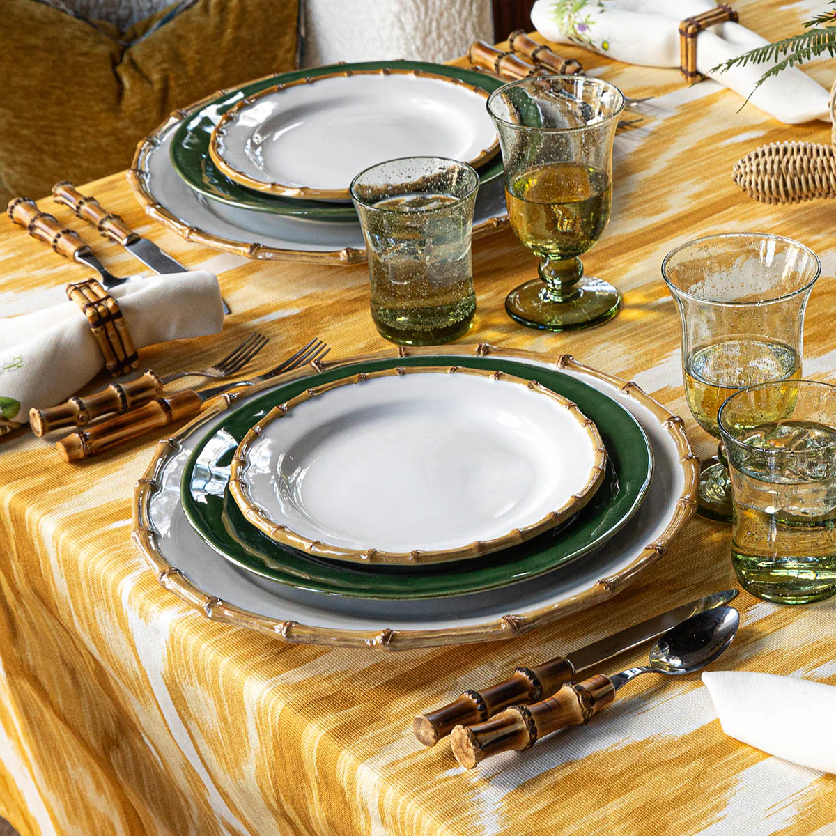 Juliska Bamboo Dessert/Salad Plate - Natural - Image 3