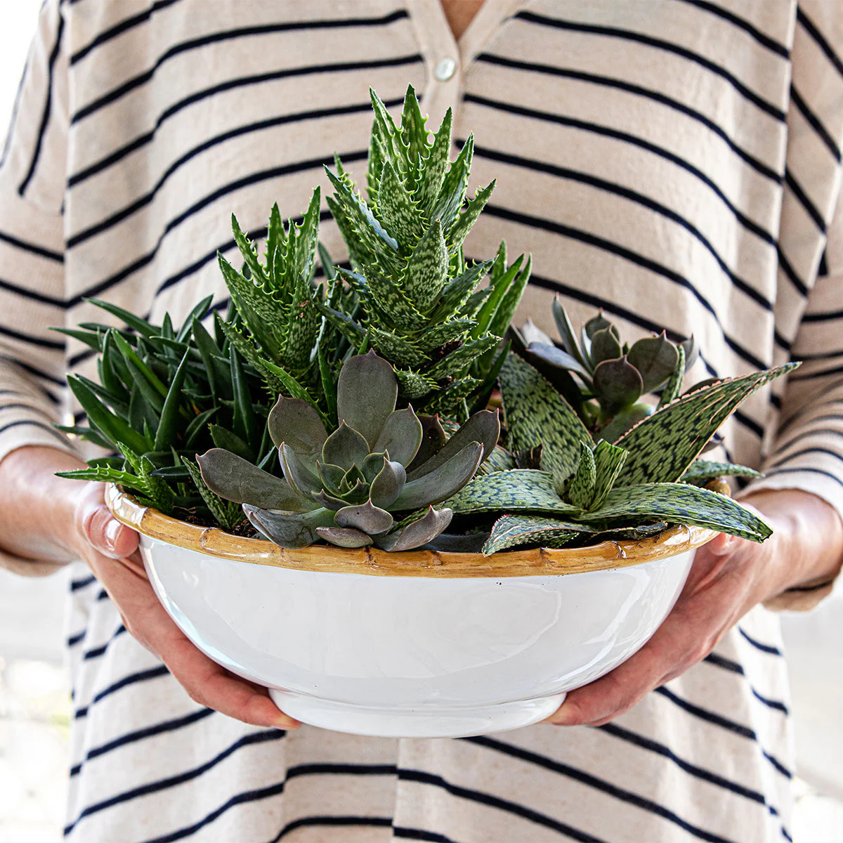 Juliska Bamboo 11" Serving Bowl - Natural - Image 2