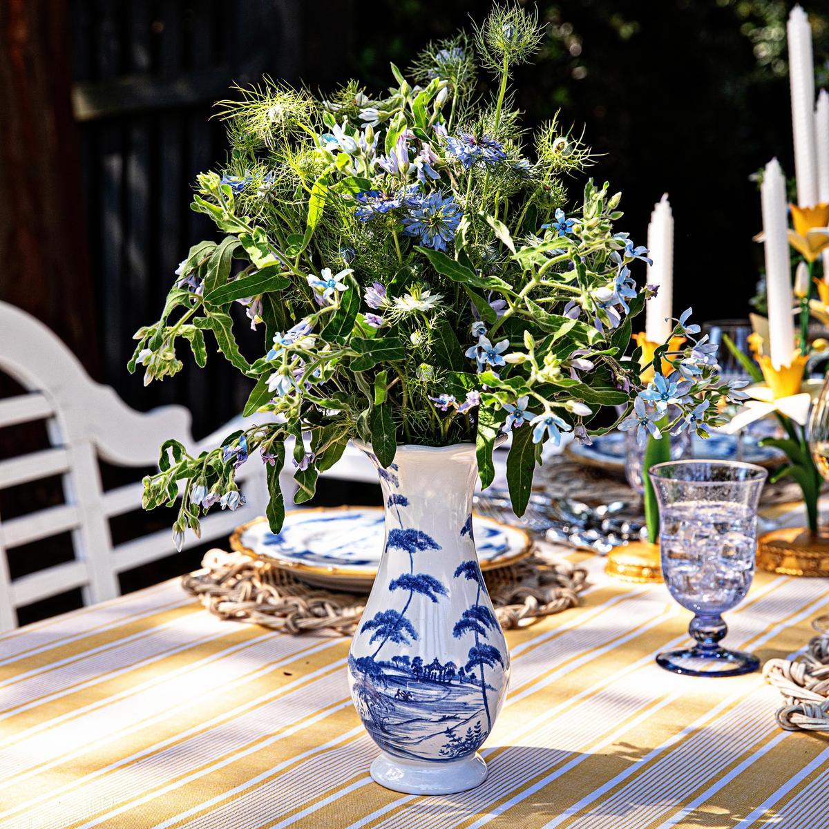 Juliska Country Estate 9" Vase - Delft Blue - Image 6