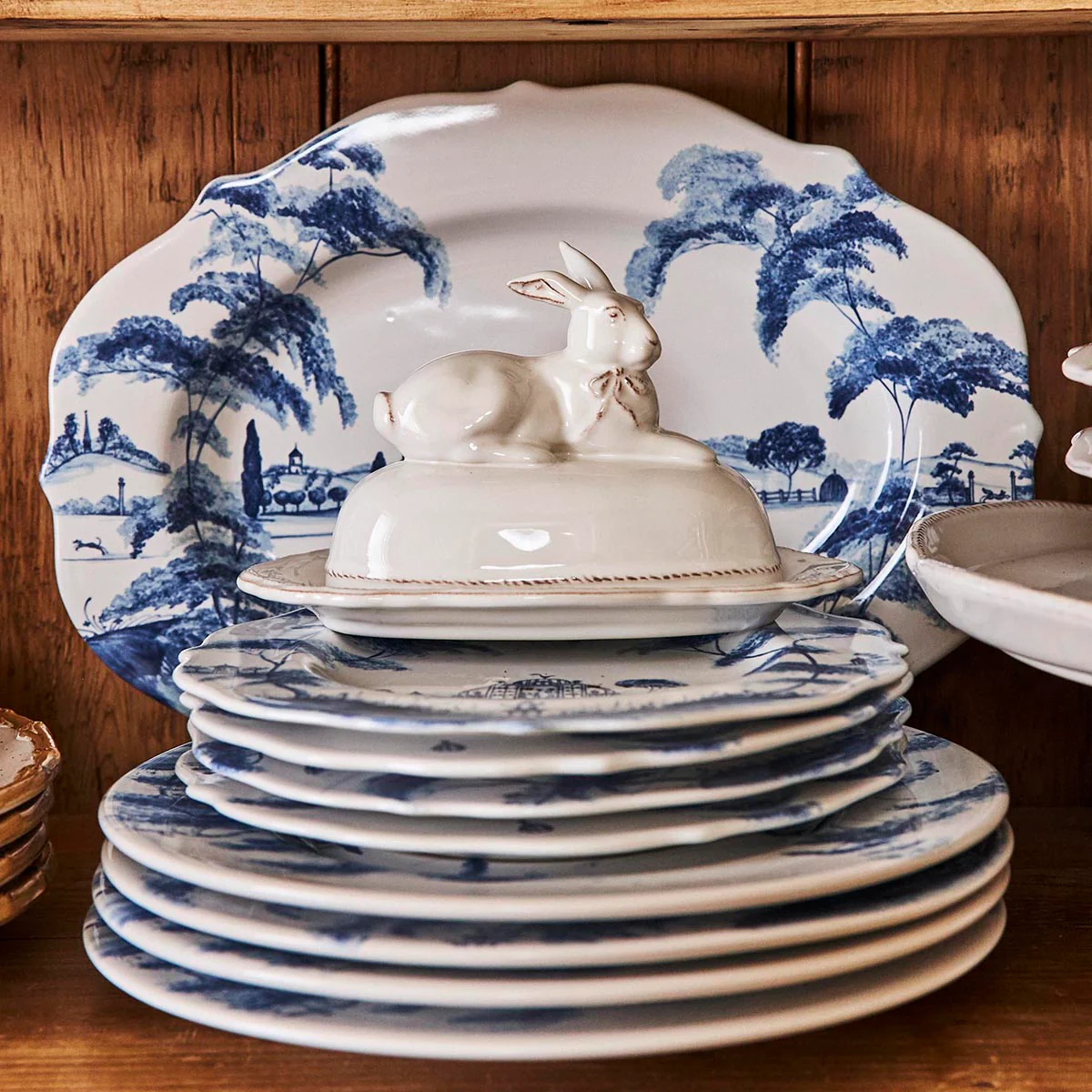 Juliska Country Estate 15" Platter - Delft Blue - Image 3