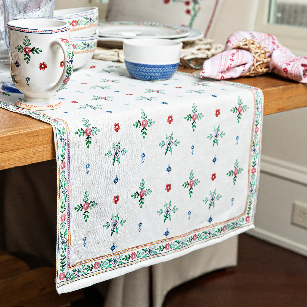 Juliska Heidi 18" x 90" Table Runner - Multi - Image 2