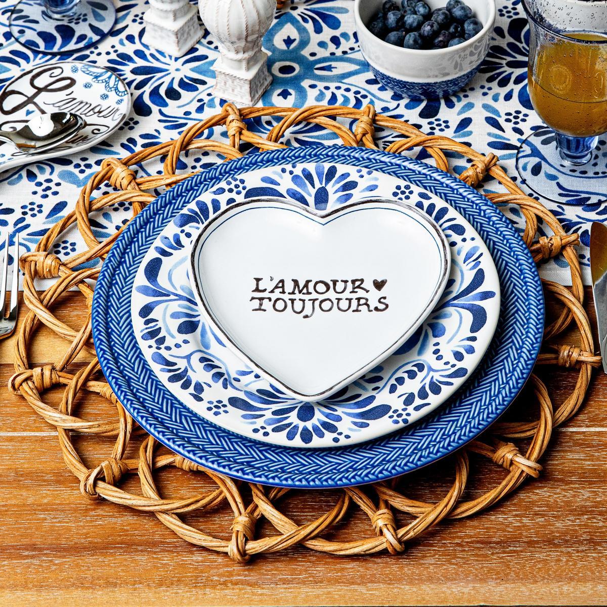 Juliska Le Panier Dinner Plate - Delft Blue - Image 3