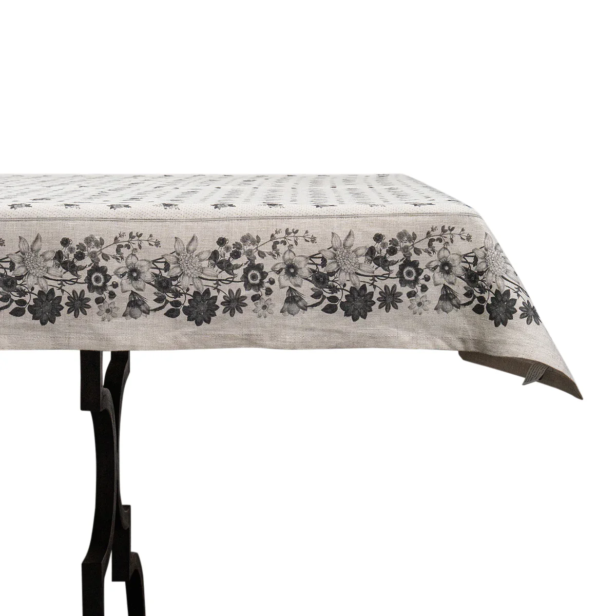 Juliska Mirabelle Noir 54" Tablecloth - Image 2