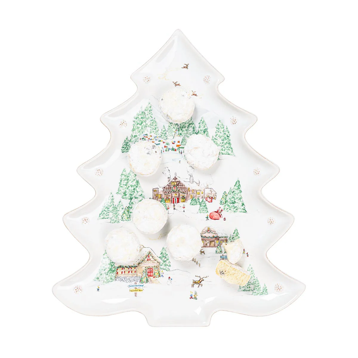 Juliska Berry & Thread North Pole 15" Tree Platter - Image 2