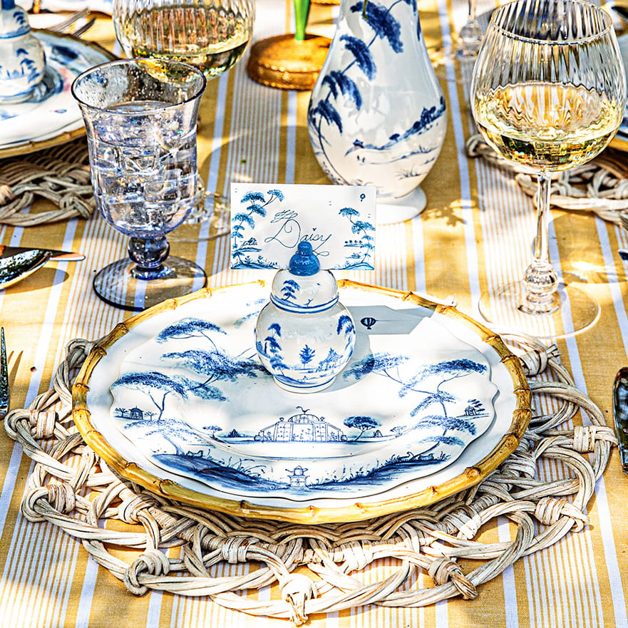 Juliska Provence Rattan Placemat - Whitewash - Image 2