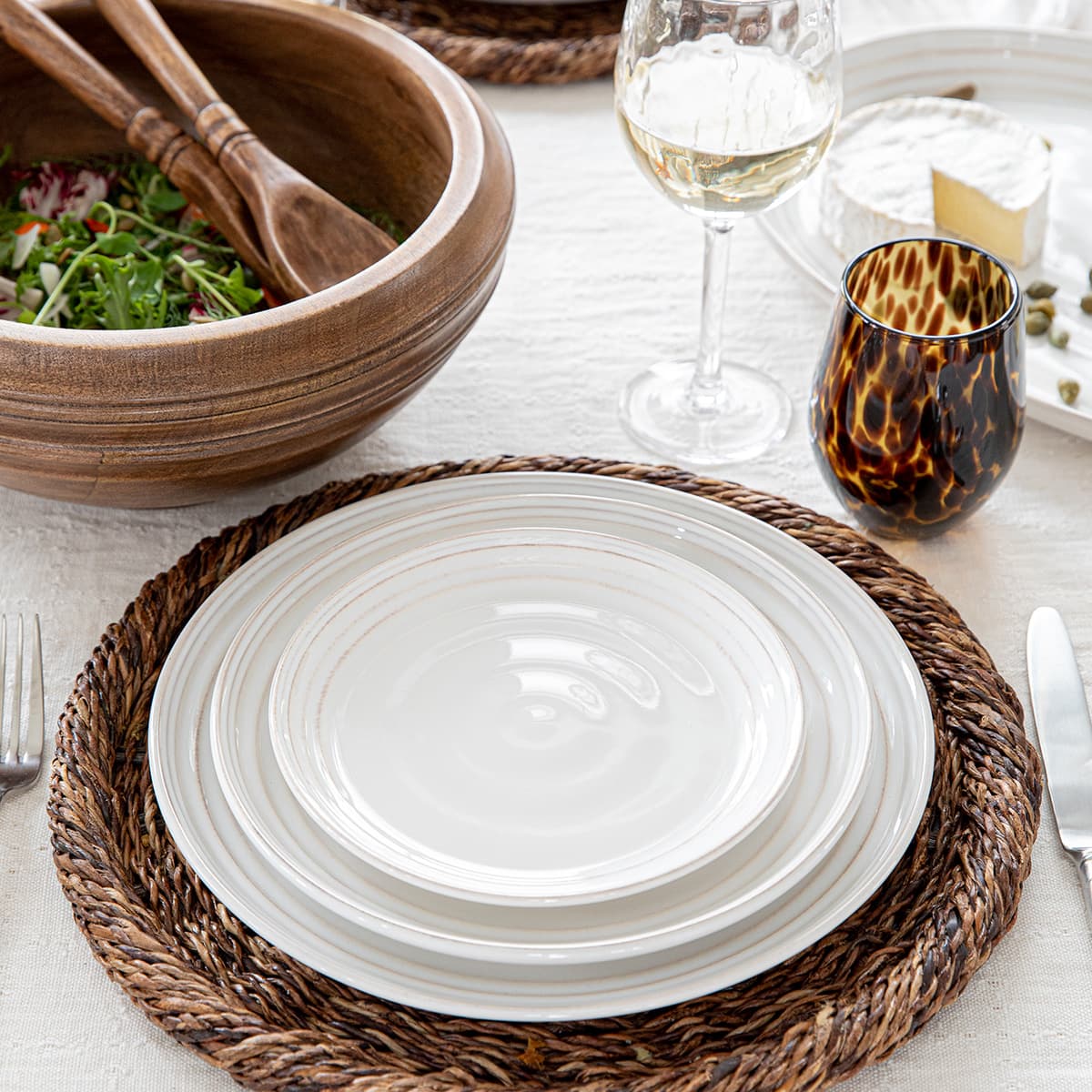 Juliska Puro Stemless Wine Glass - Tortoiseshell - Image 6