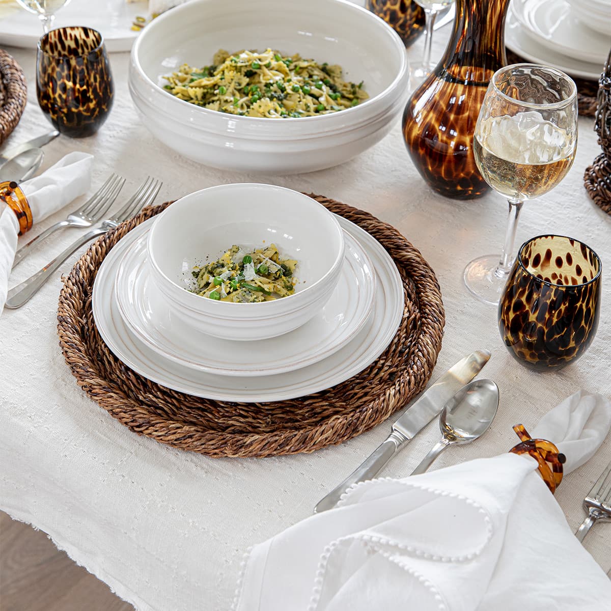 Juliska Puro Stemless Wine Glass - Tortoiseshell - Image 7