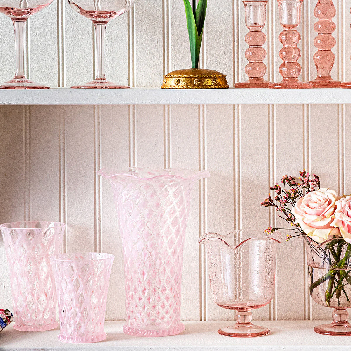 Juliska Trellis Large Tumbler - Blush - Image 4