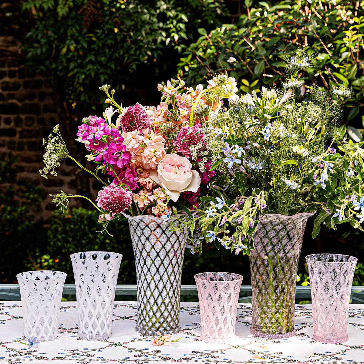 Juliska Trellis Small Tumbler - Blush - Image 4