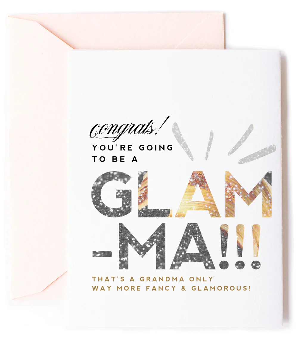 Kitty Meow Glam-ma Card