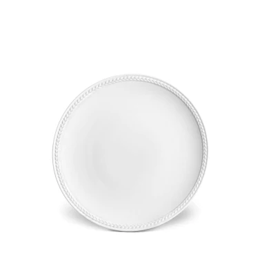 L'Objet Soie Tresse White Bread & Butter Plate