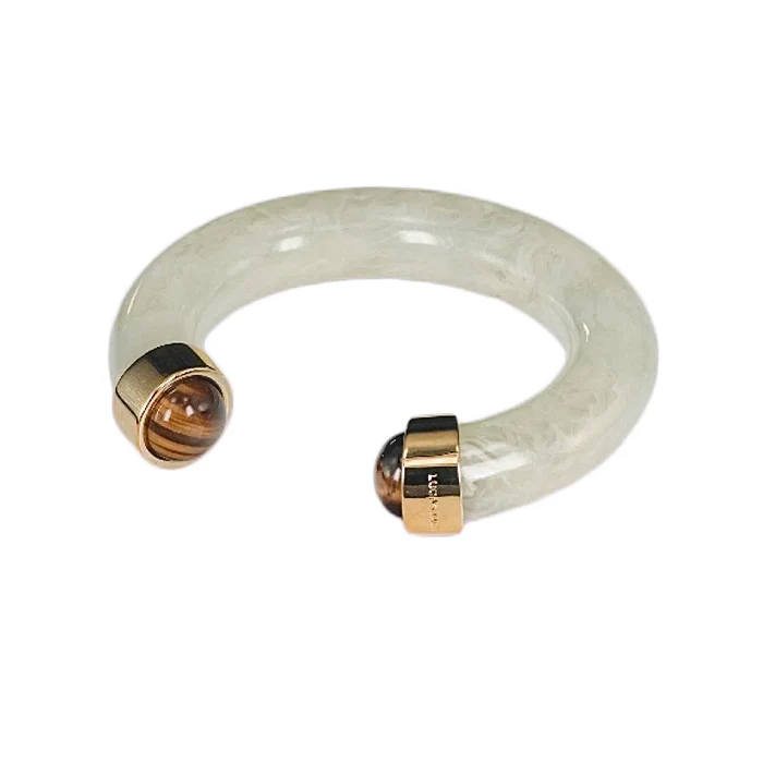 Lucas Jack Opal Bangle with Tiger Eye Crystal - Image 2