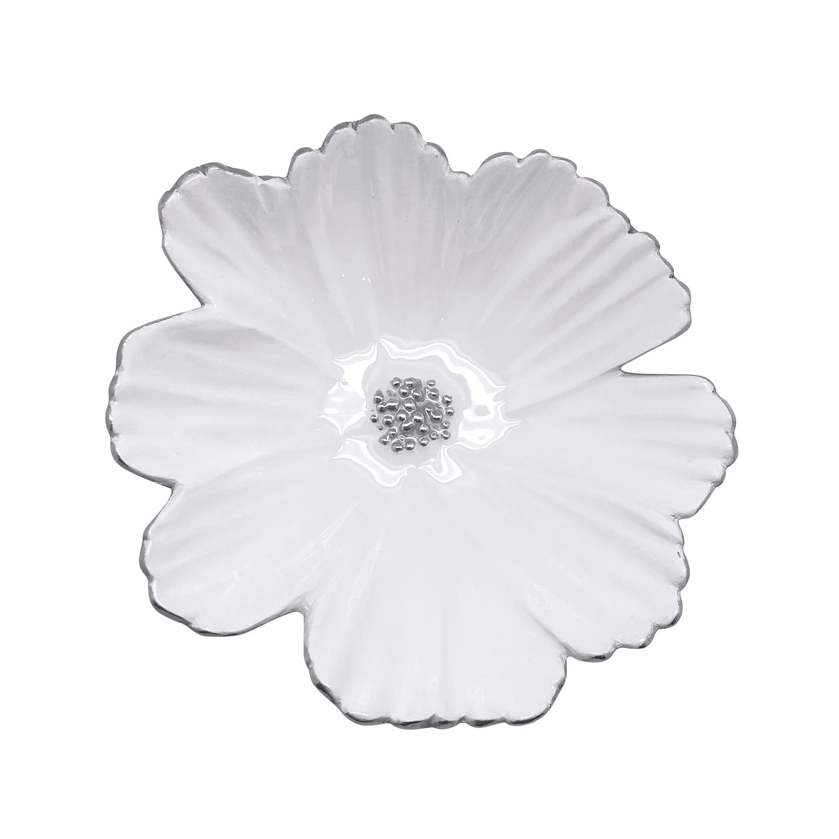 Mariposa Cosmos White Sauce Dish