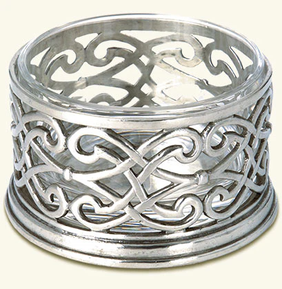 Match Cutwork Bottle Coaster (no glass insert)