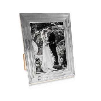 Monica Rich Kosann Sterling Dotted Pinstripe Frame, 8x10