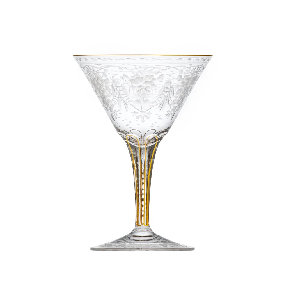 Moser Crystal Maharani Martini Glass
