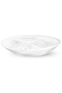 Nashi Home Resin White Swirl Everyday Large Bowl
