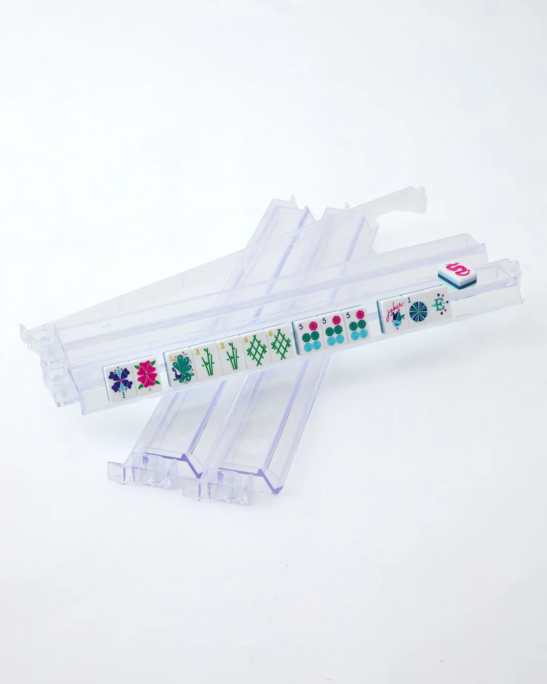 Oh My Mahjong Clear Acrylic Rack & Pusher Set